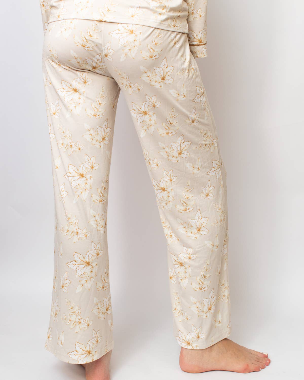 Harvest Toile Sleep Pants   Turtledove/Cream