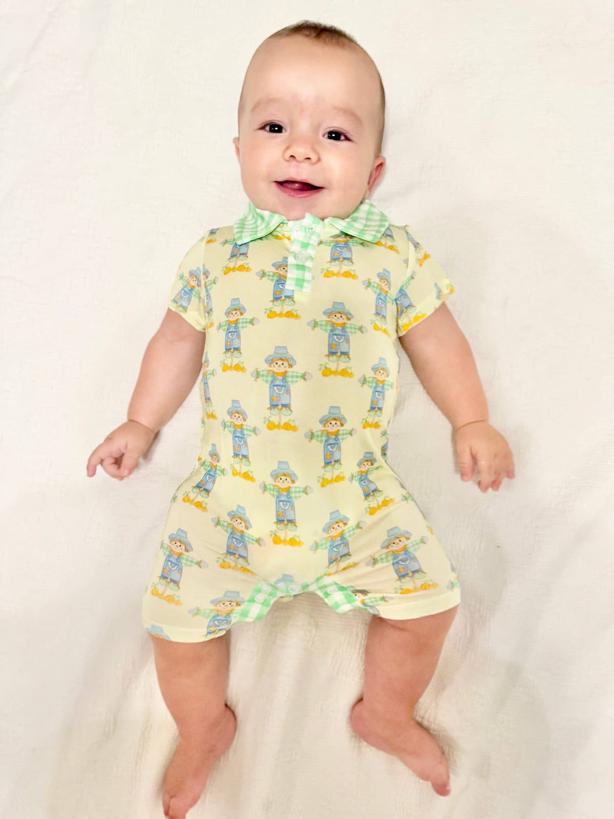 Scarecrow Polo Romper