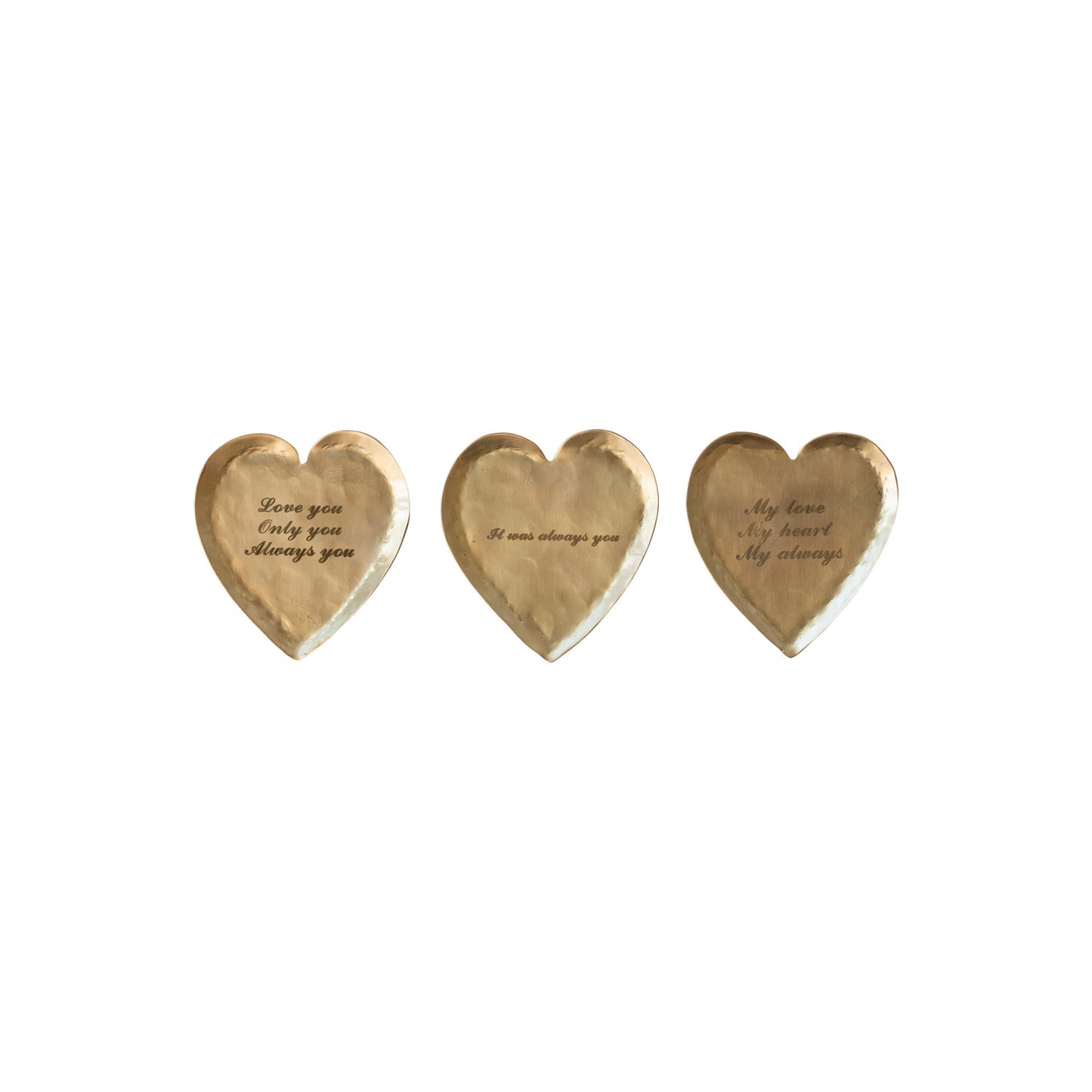 Brass Heart Shaped Dish
