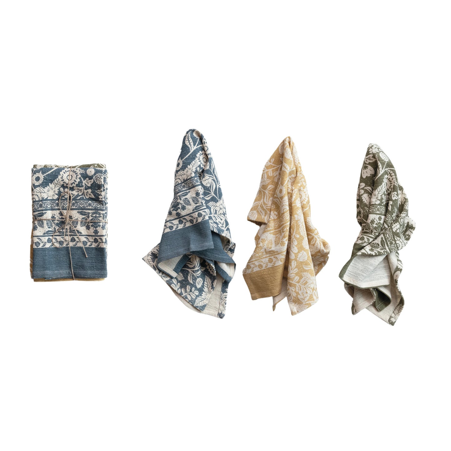 Set Of 3 Tea Towal Floral Gyb