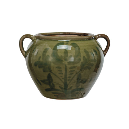 Terra-Cotta Urn Green