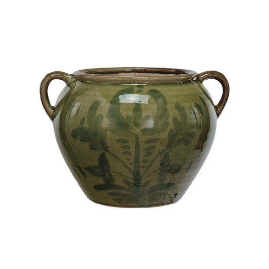 Terra-Cotta Urn Green