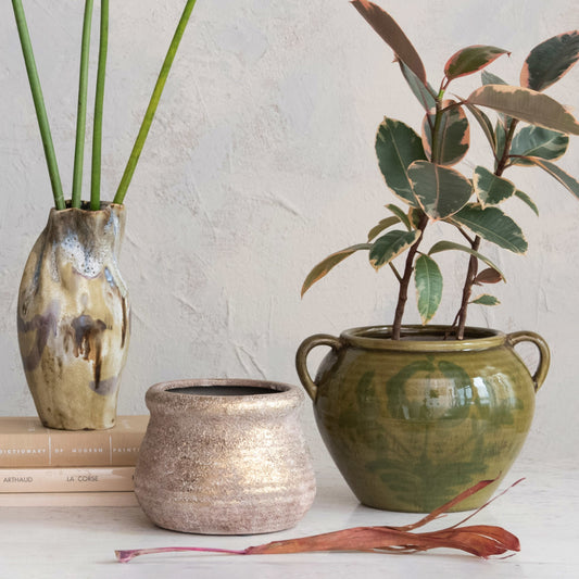 Terra-Cotta Urn Green