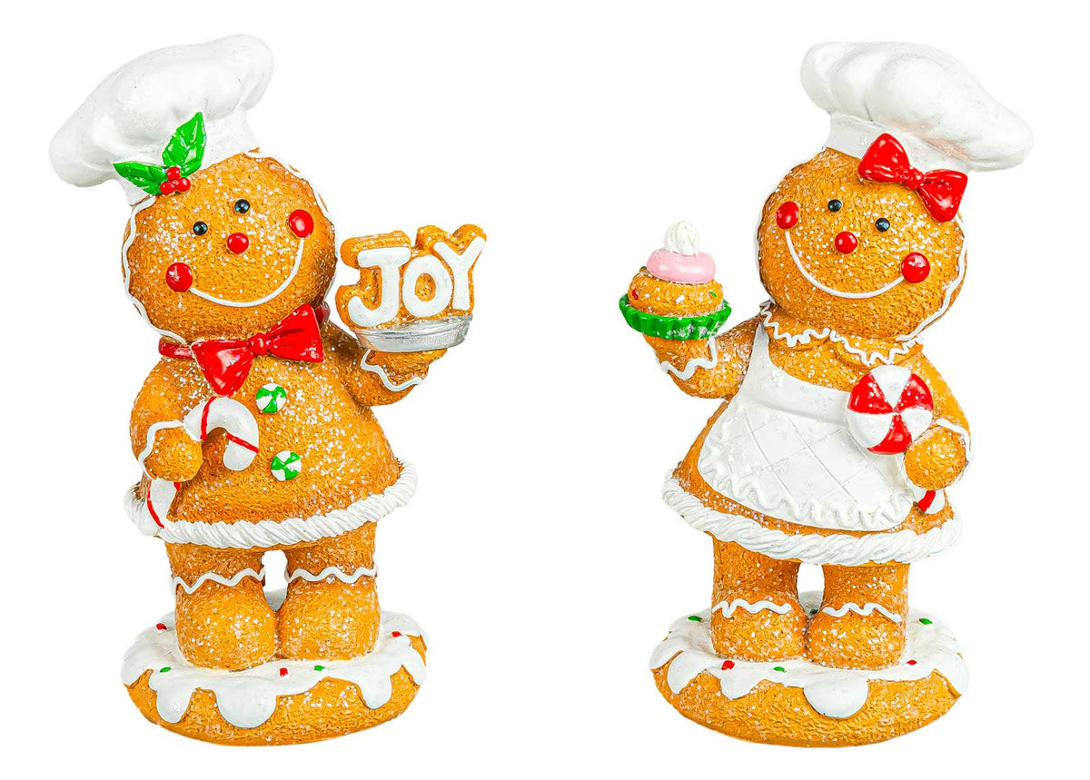 Sprinkled Frosting Christmas Gingerbread Baker