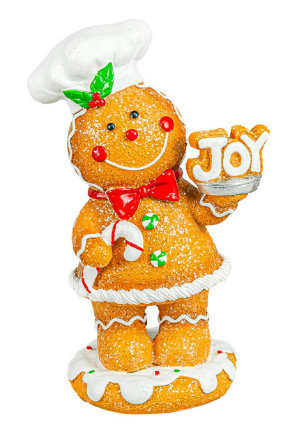 Sprinkled Frosting Christmas Gingerbread Baker
