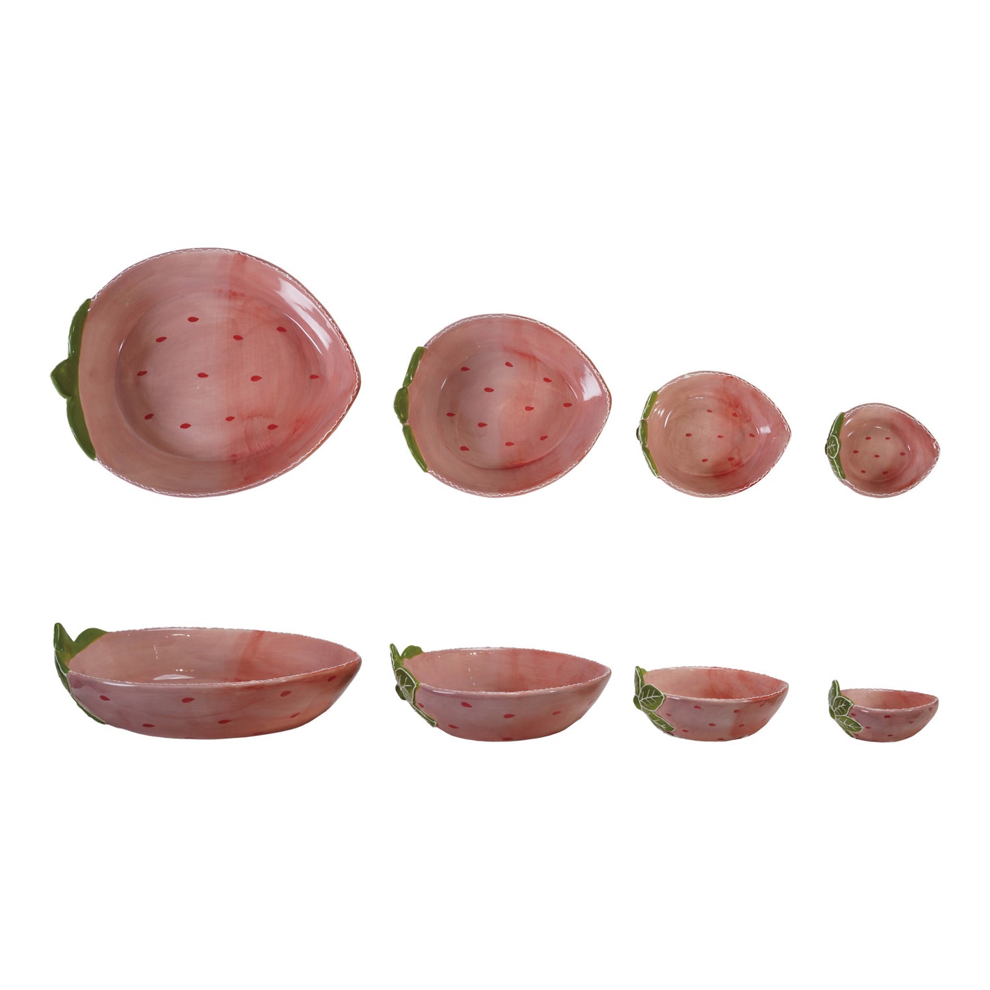Stoneware Bowls Strawberry