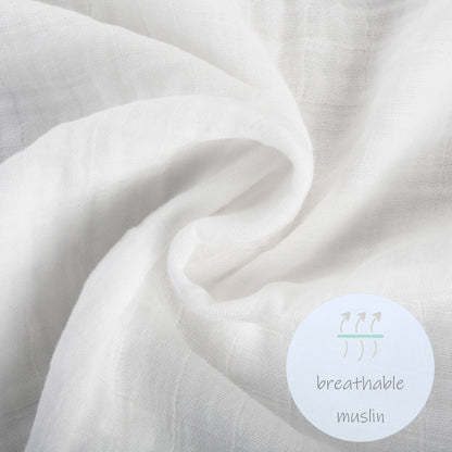The Cow Goes MOO Baby Muslin Swaddle Blanket