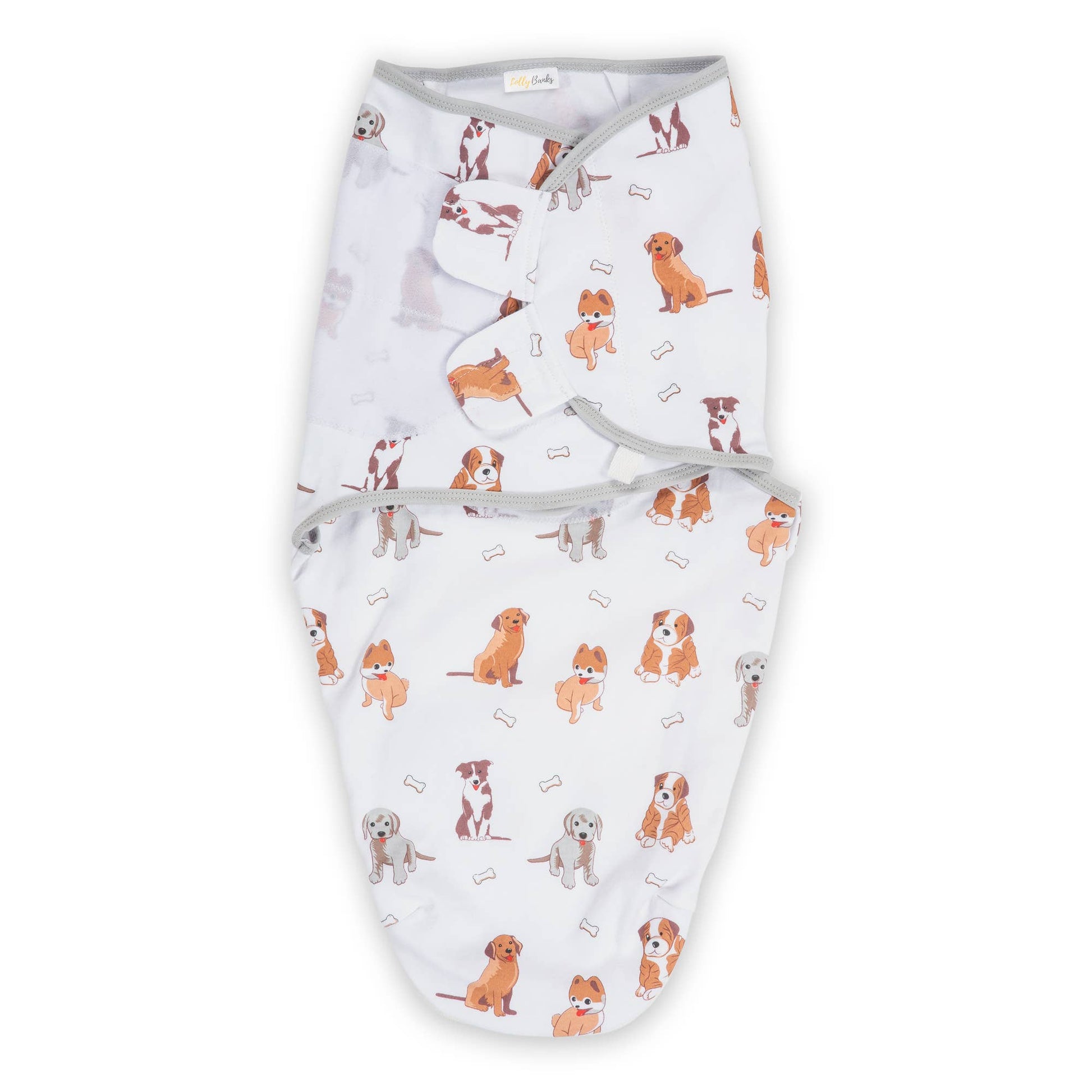 Woof Woof Baby Sleep Swaddle 100% Organic Cotton