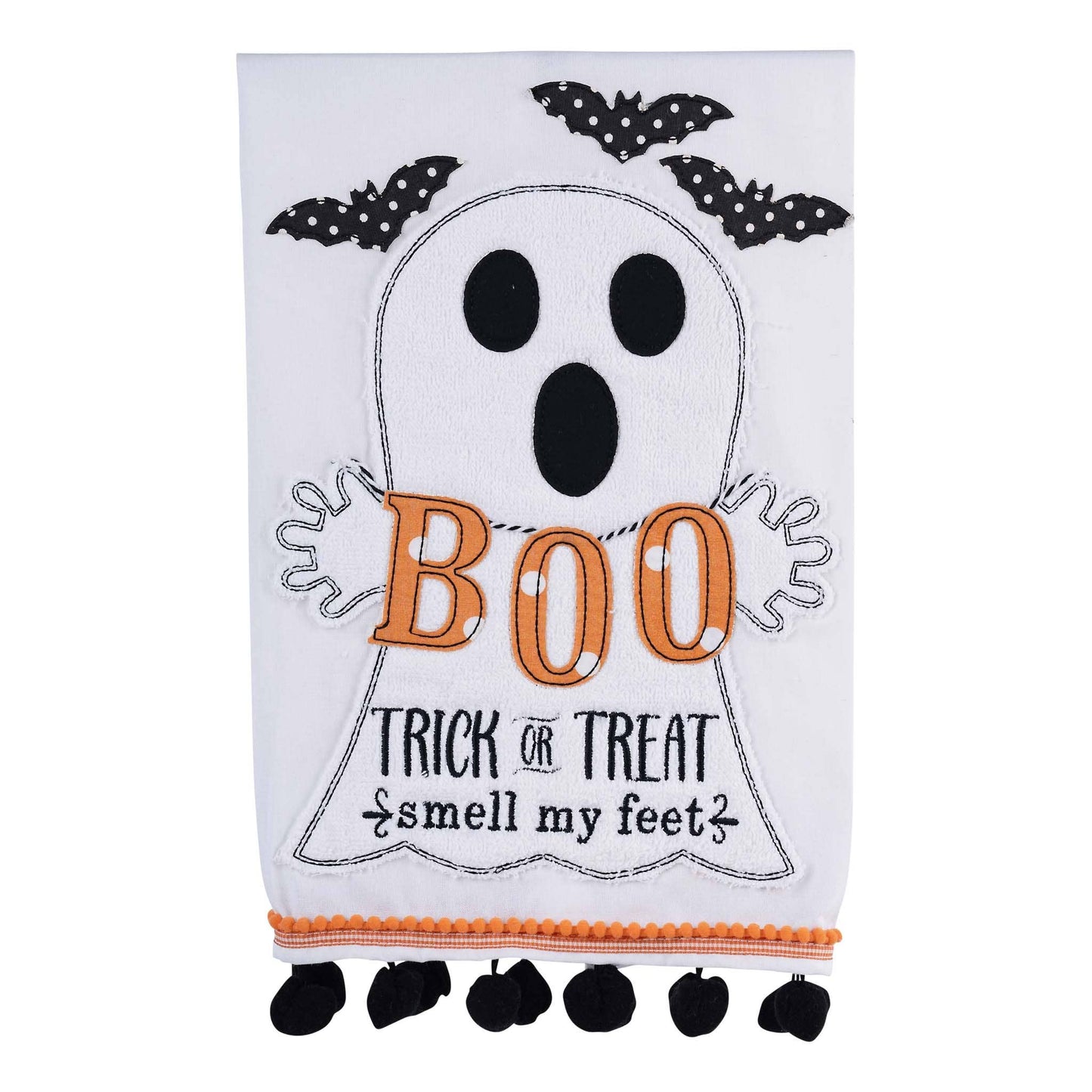 Boo Trick or Treat Tea Towel - Halloween Decor