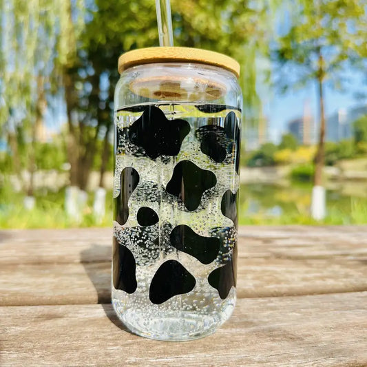 Beer Glass - Cowprint