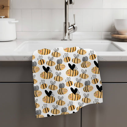 Honey Apiary Bee Farmer Beekeeper Kitchen Towel Dish Hive