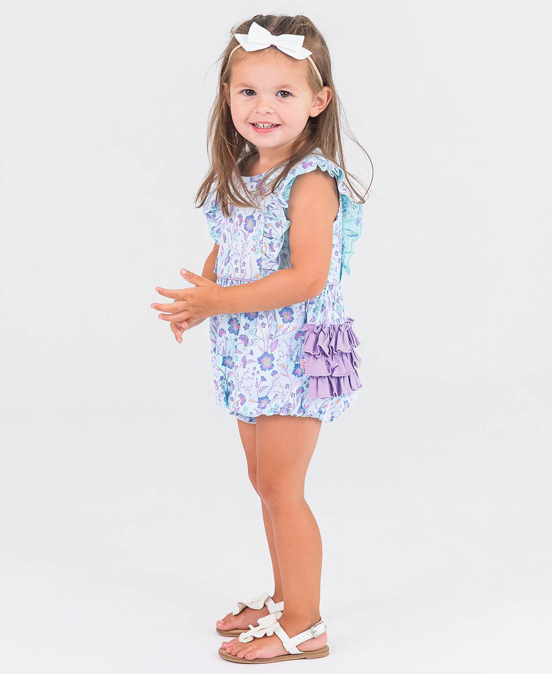 Baby Girls Fairytale Garden Tank Waterfall Romper