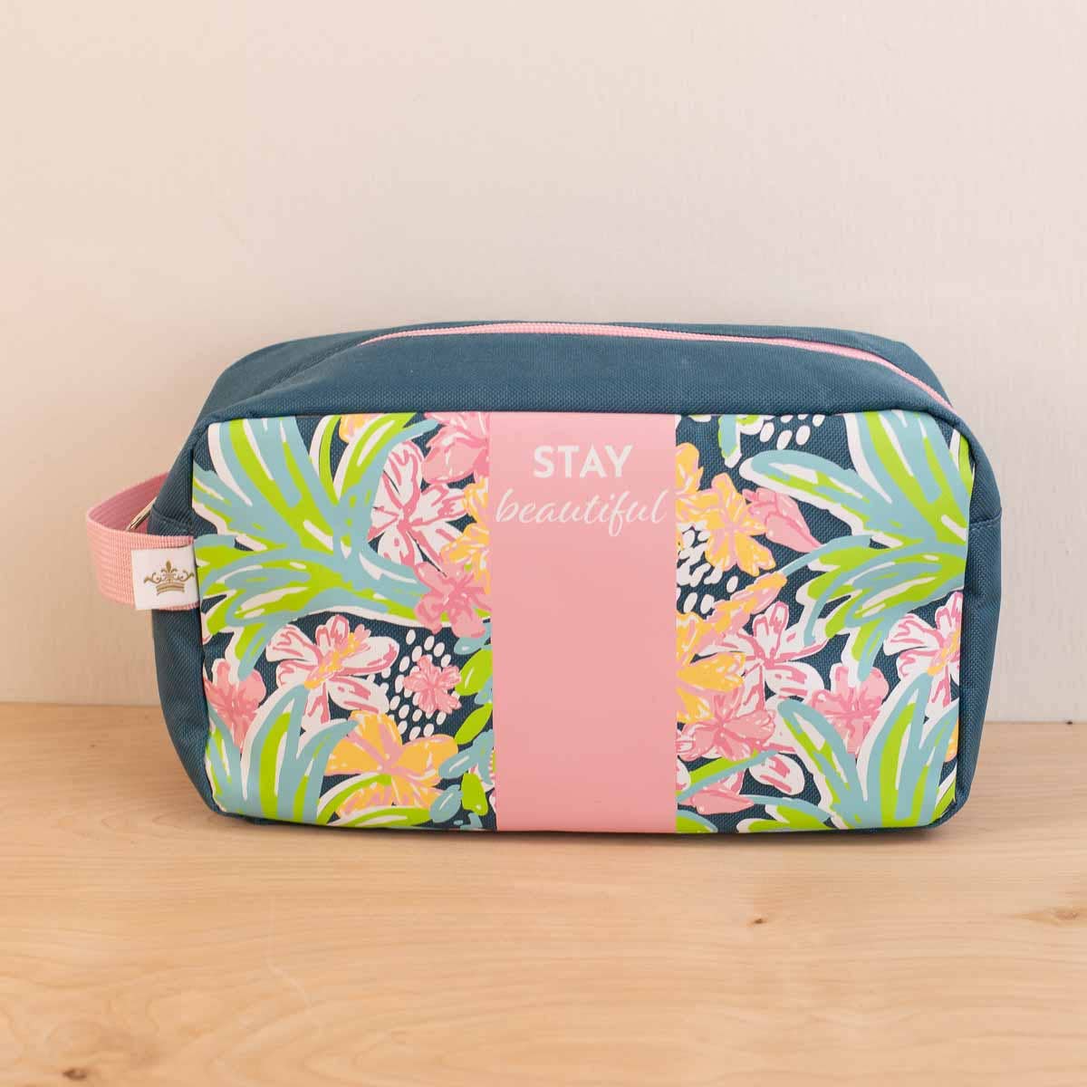 Stay Beautiful Grenada Cosmetic Bag   Multi   10x6x4