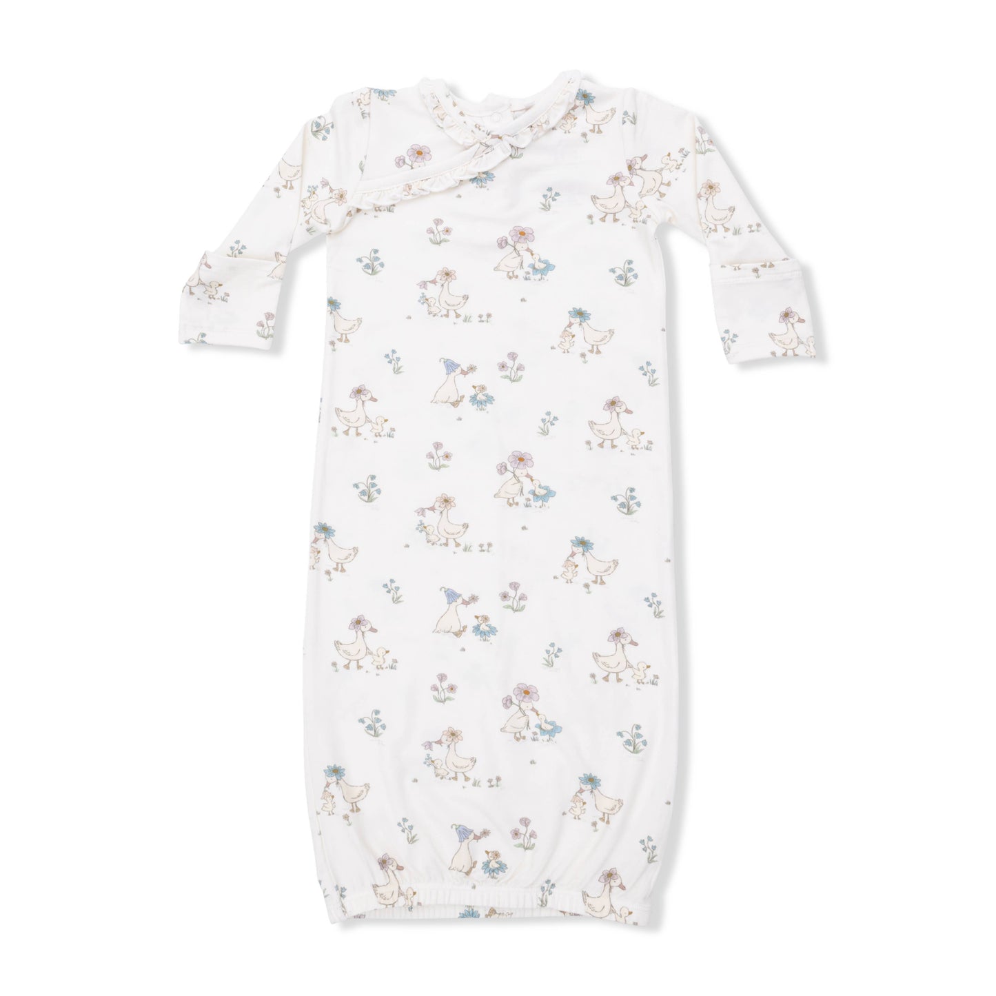 Flower Ducklings - Kimono Gown & Knot Headband