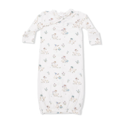 Flower Ducklings - Kimono Gown & Knot Headband