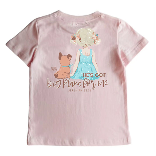 Girls' He's Got Big Plans Short-Sleeve Tee