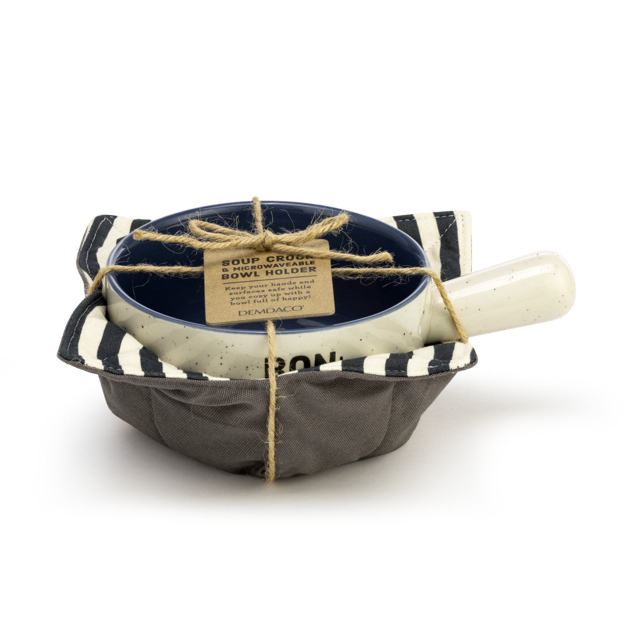 Soup Crock & Bowl Cozy - Bon Appétit