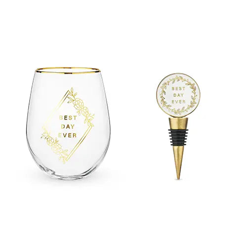 Best Day Wine Glass Set