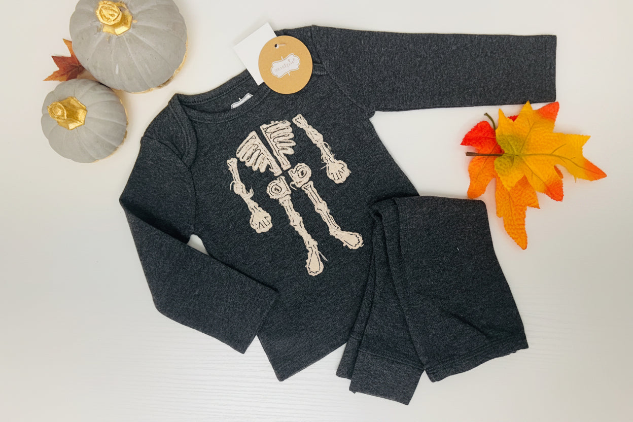 Infant's Skeleton 2-Piece Set