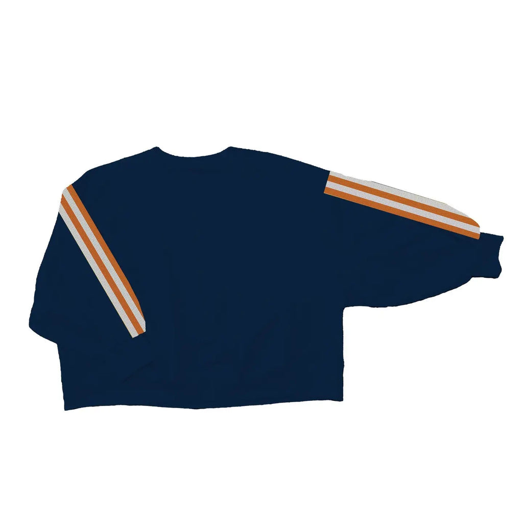 Sweatshirt Millie Navy AU Sequin Stripes