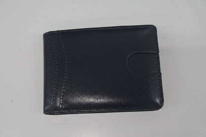 Men's Bifold Wallet With Clip | Black