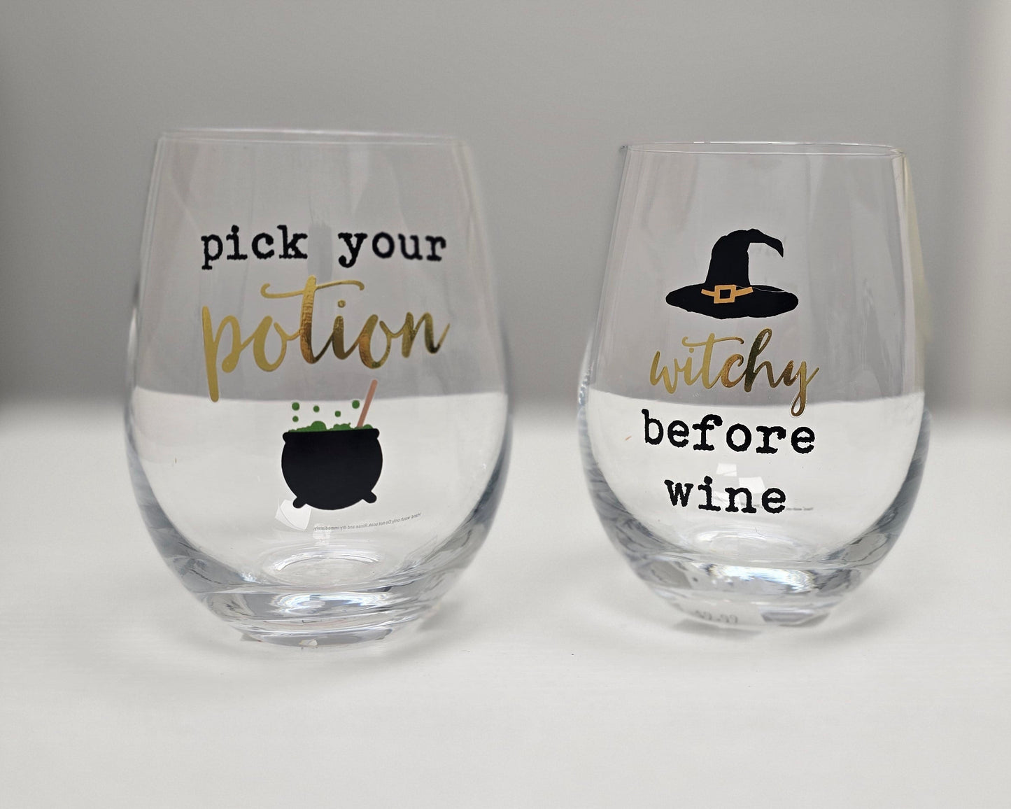 Halloween Themed Wine Glass