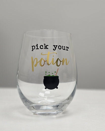 Halloween Themed Wine Glass
