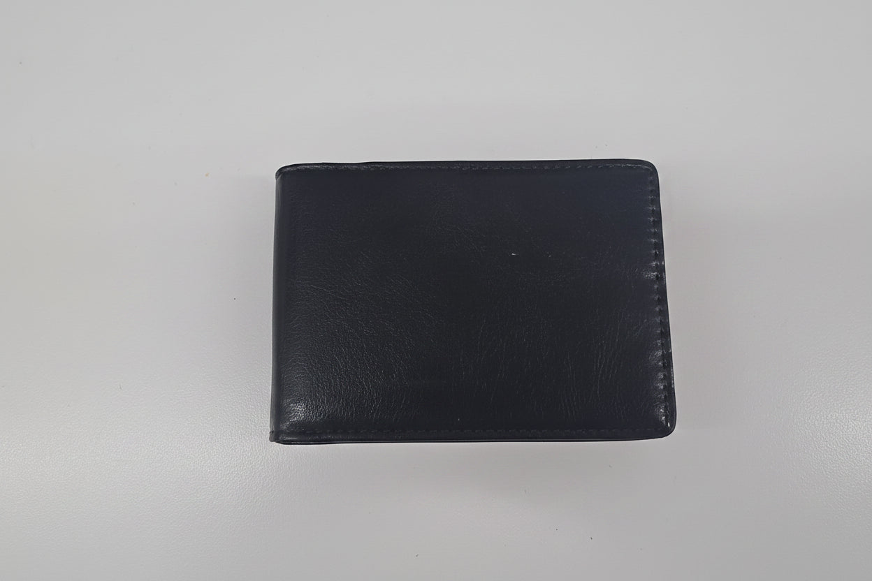 Men's Bifold Wallet With Clip | Black