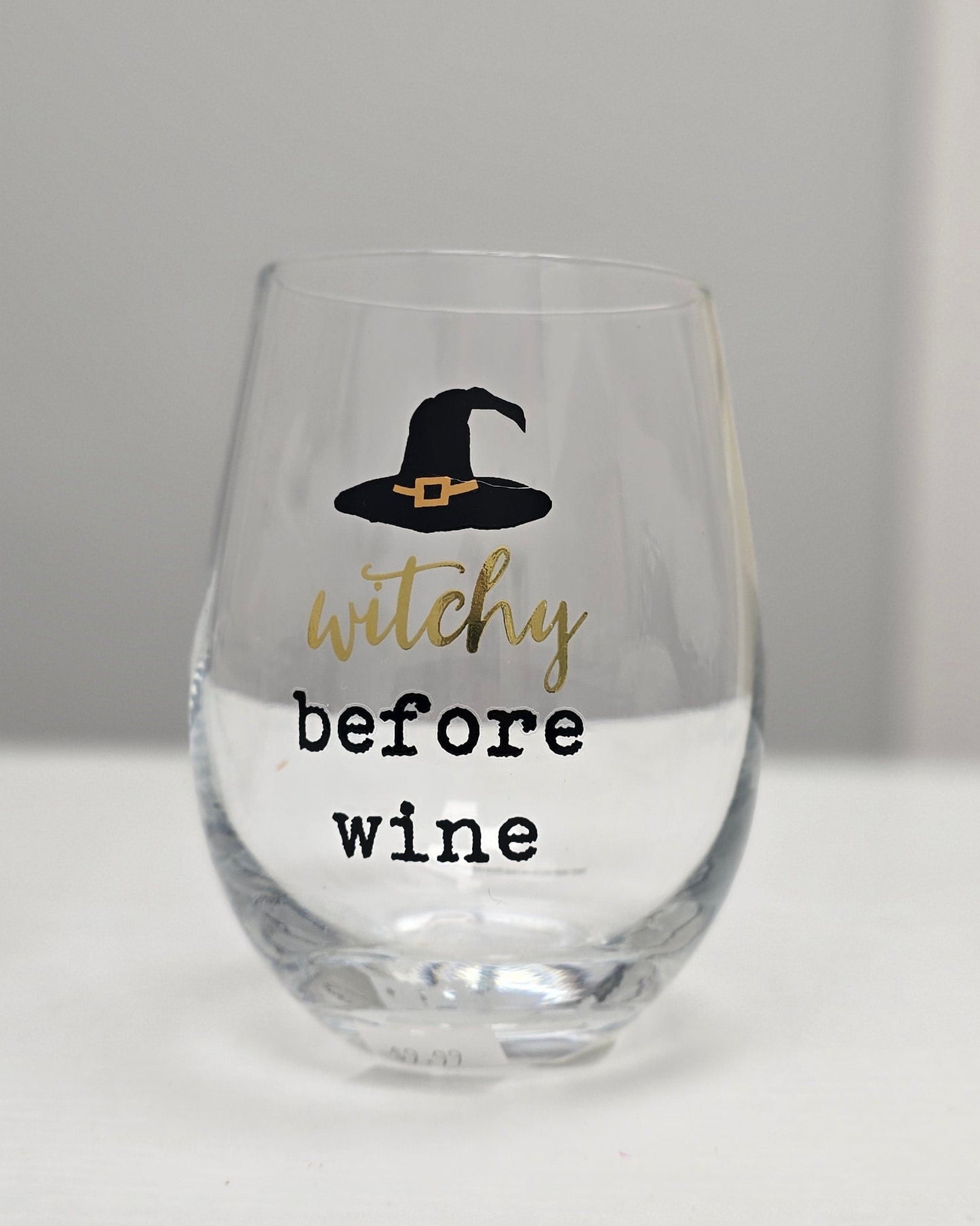 Halloween Themed Wine Glass