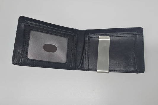 Men's Bifold Wallet With Clip | Black