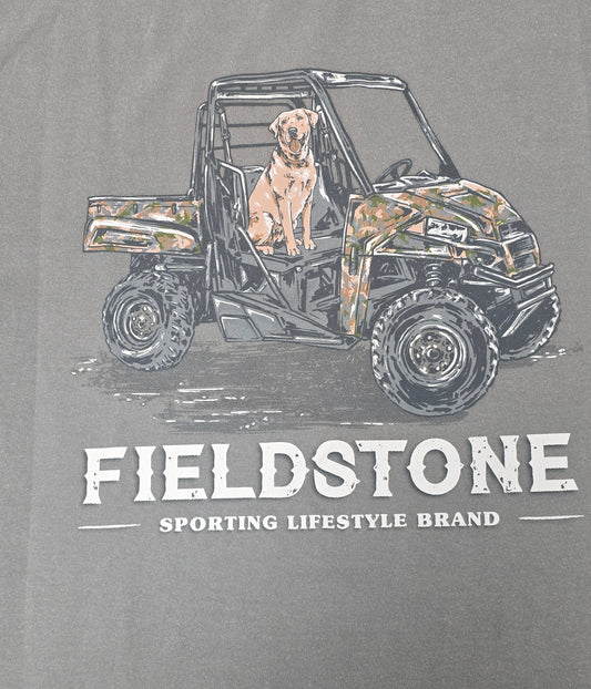 Fieldstone Tee Camo UTV w/ Dog