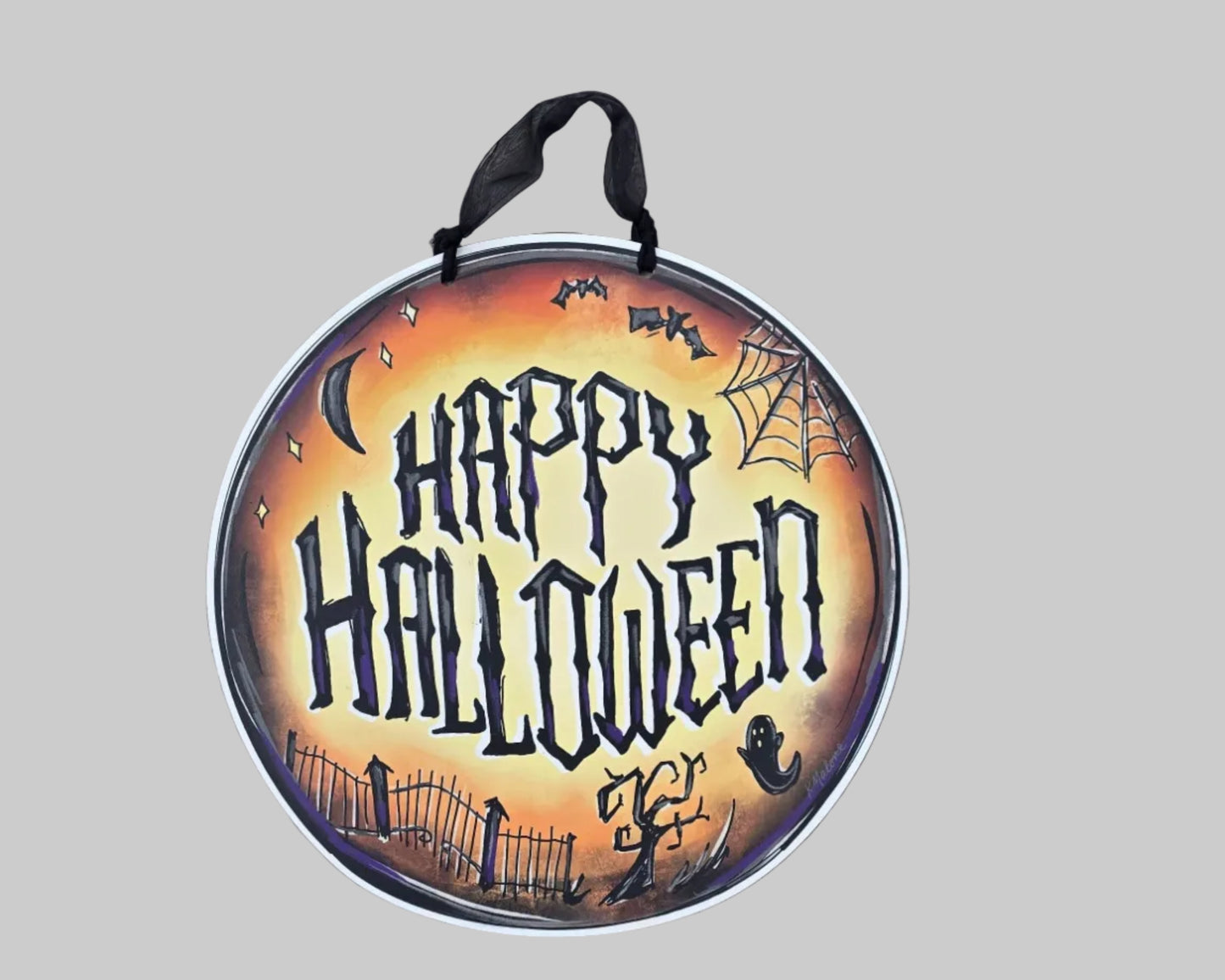 Door Hanger Happy Halloween