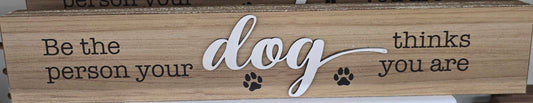 Wooden Pet Message Blocks