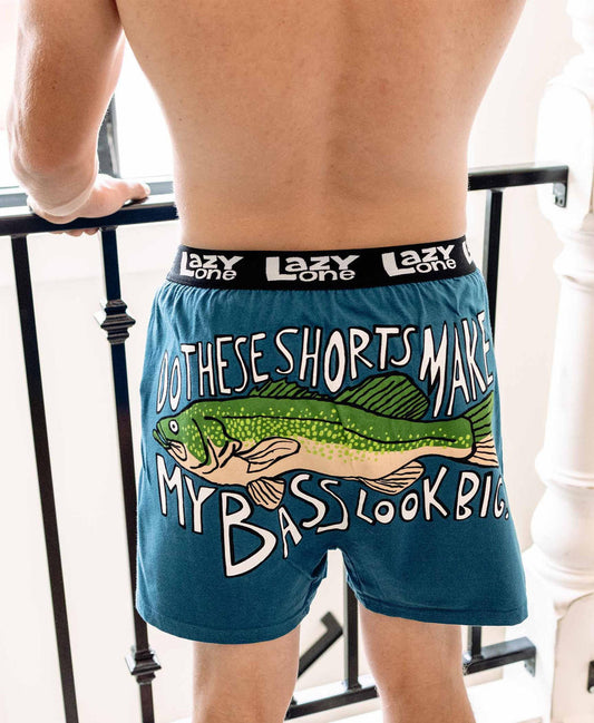 Do These Shorts Make My Bass Look Big? Men's Funny Boxer
