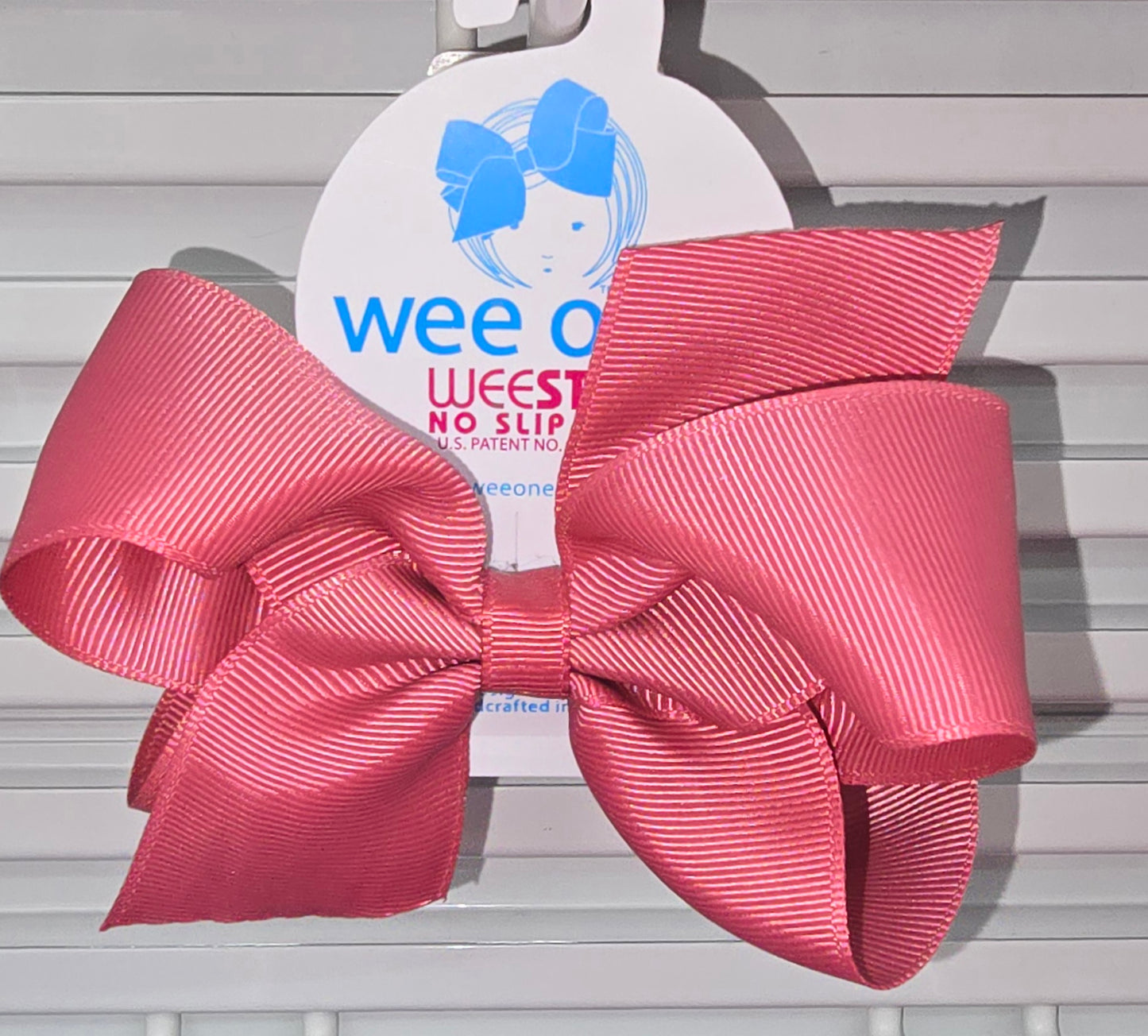 Medium Classic Grosgrain Hair Bow (Plain Wrap)