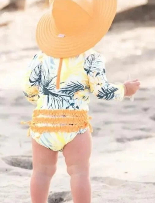 Birds of Paradise One Piece Rash Guard 6-12m