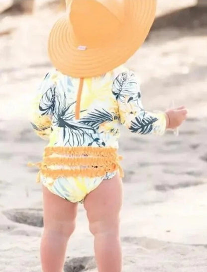 Birds of Paradise One Piece Rash Guard 6-12m