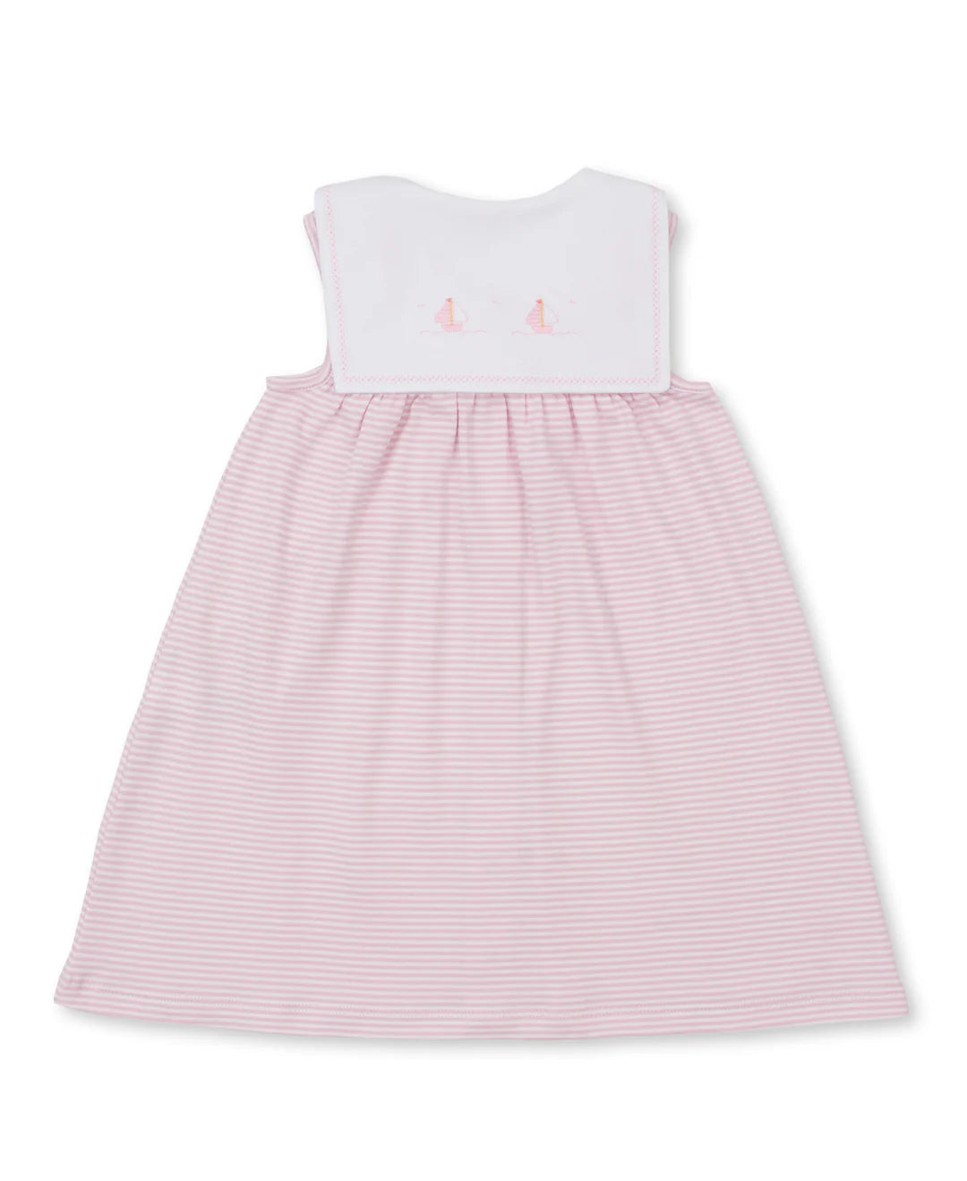 Saturday Regatta Toddler Dress - Pink Stripe