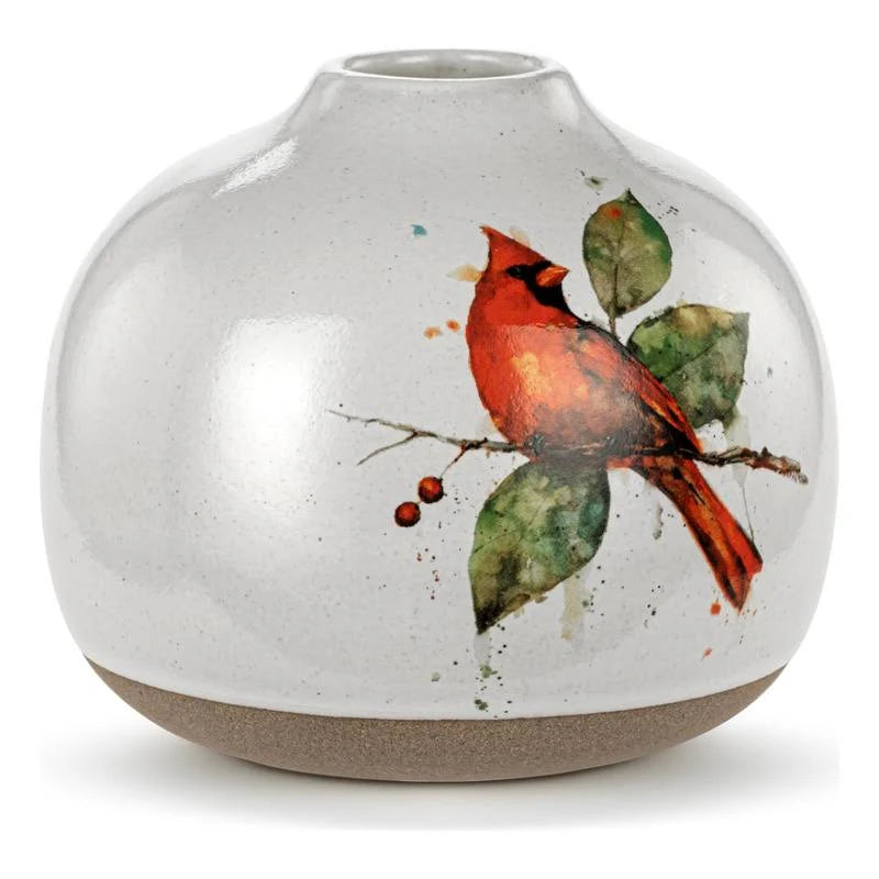 Cardinal Bud Vase