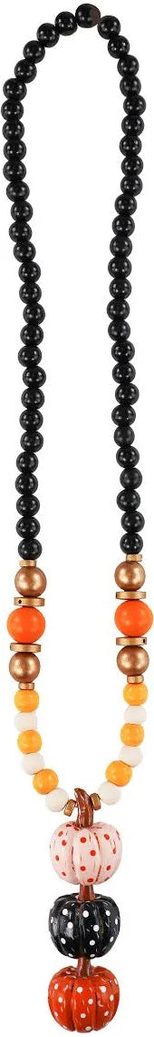 Beaded Pumpkin Necklace