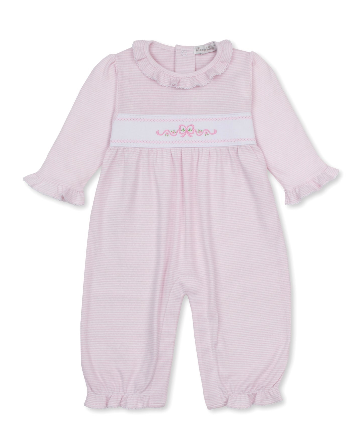 Classic Treasures Pink Stripe Playsuit
