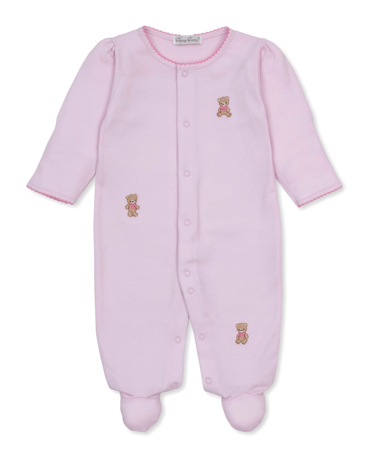 Teddy Bear Club Pink Footie
