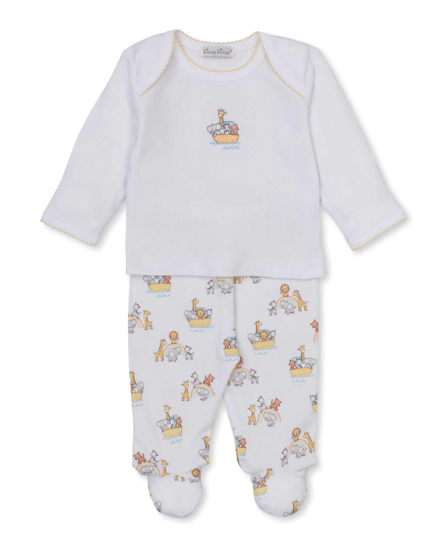 Noah's Journey Footed Pant Set