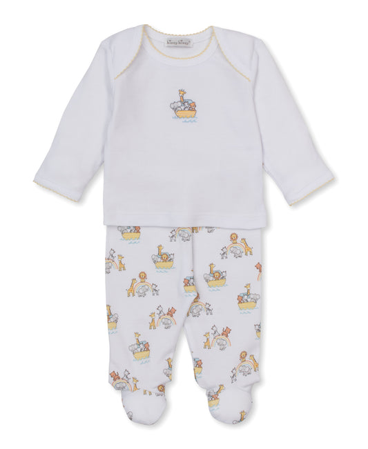 Noah's Journey Footed Pant Set