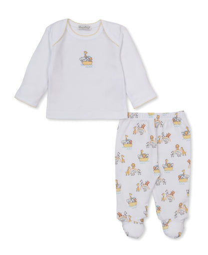 Noah's Journey Footed Pant Set