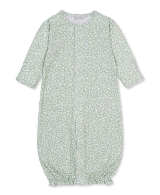 Autumn Meadows Green Print Convertible Gown