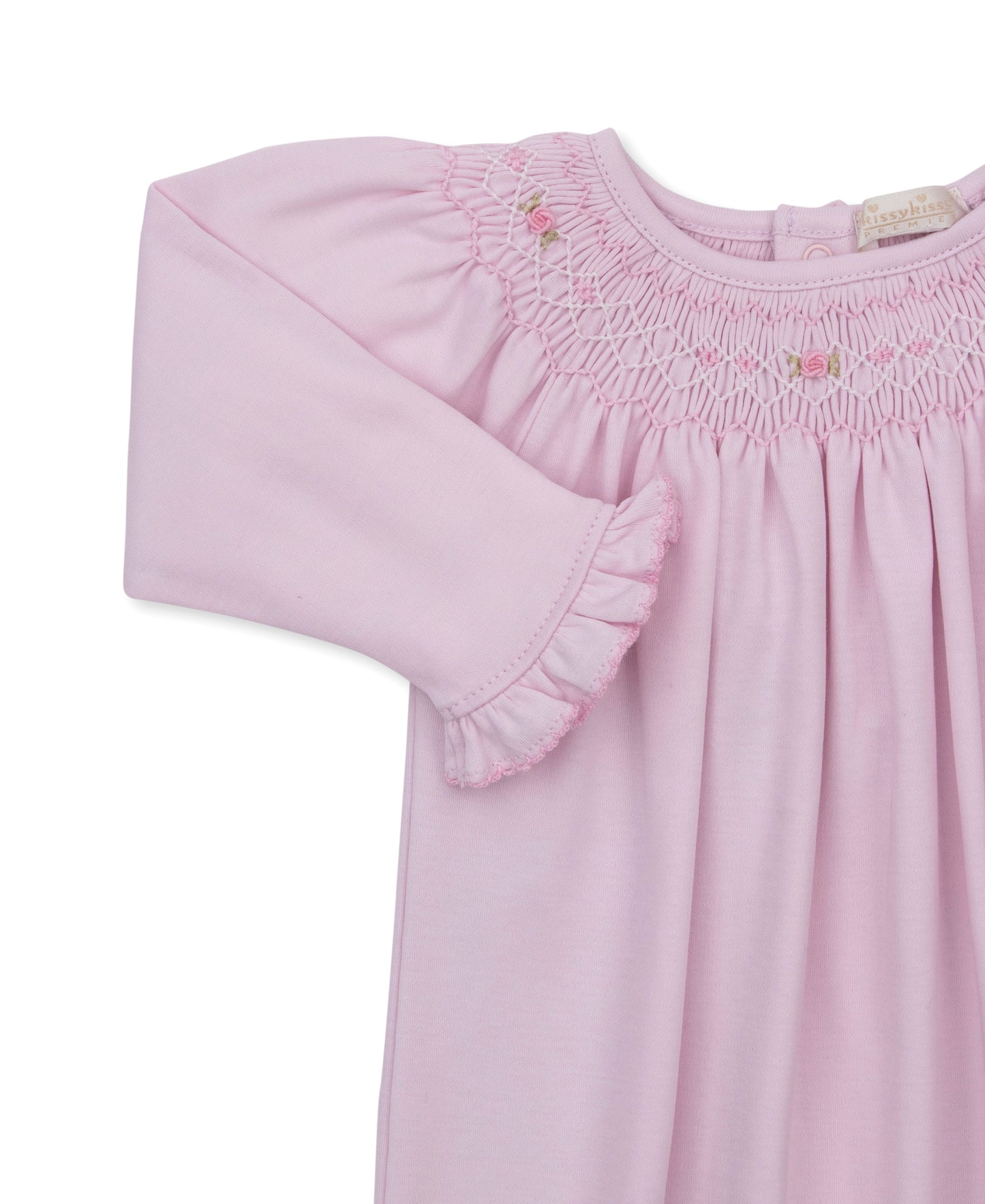 CLB Fall Bishop Pink Smocked Sack