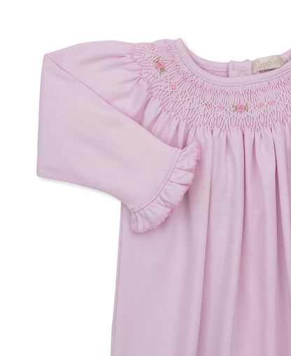 CLB Fall Bishop Pink Smocked Sack