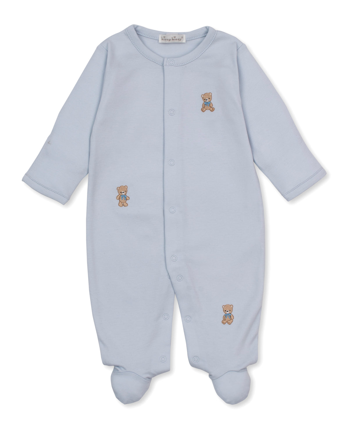Teddy Bear Club Light Blue Footie