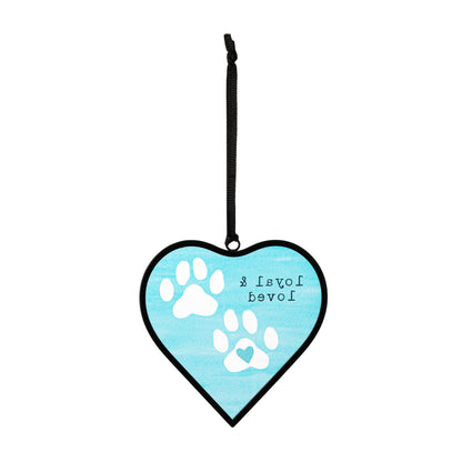 Loyal & Loved Heart Suncatcher